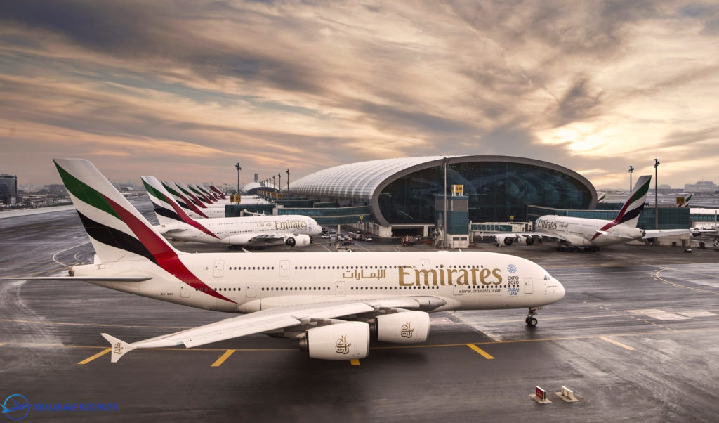 ایرباس A380 مطعلق به ایرلاین emirates