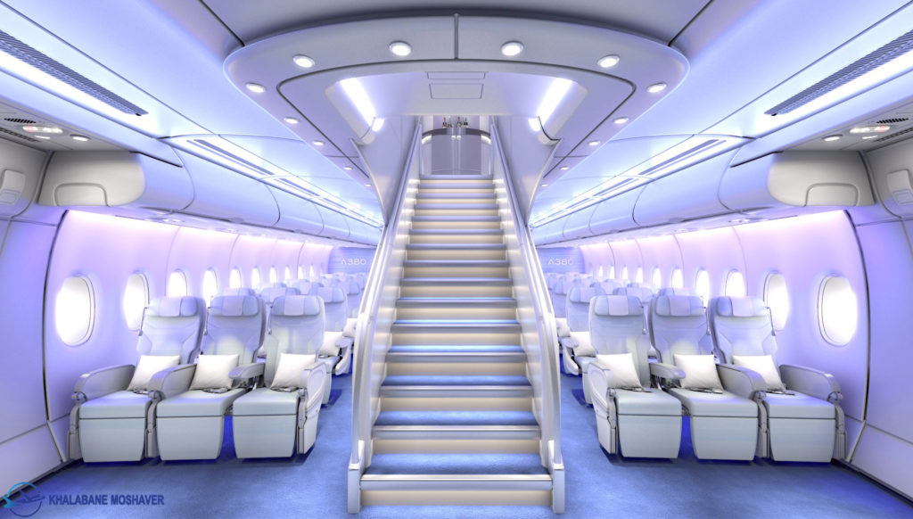 فضای داخل ایرباس A380