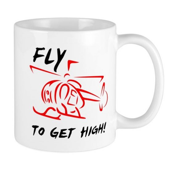 ماگ خلبانی هلیکوپتر Fly to get high