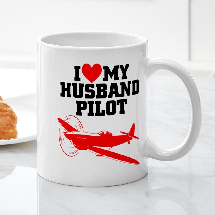 ماگ خلبانی طرح Husband pilot