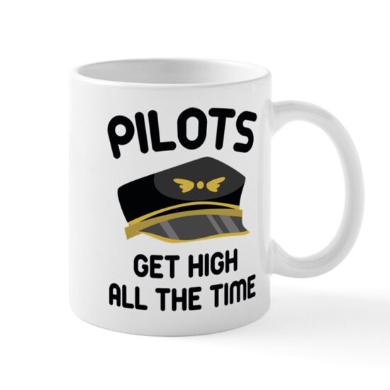 ماگ خلبانی طرح pilots get high
