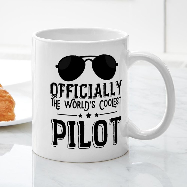 ماگ هوانوردی طرج coolest pilot