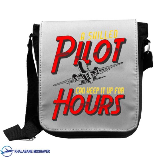 کیف دوشی خلبانی طرح Pilot hours