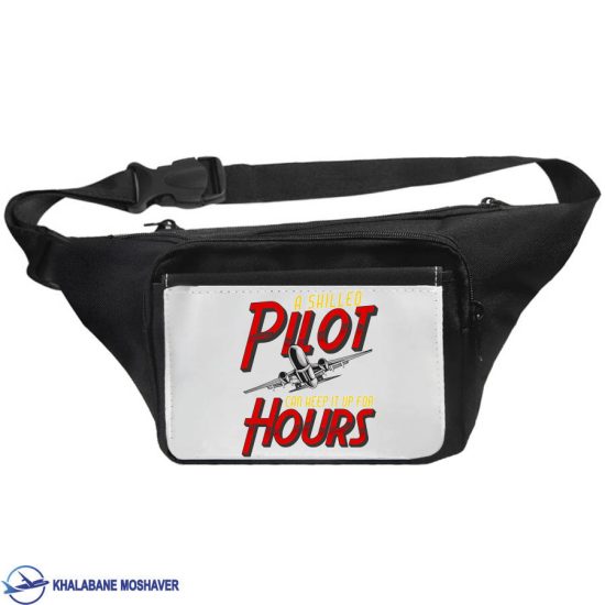 کیف کمری خلبانی طرح pilot hours
