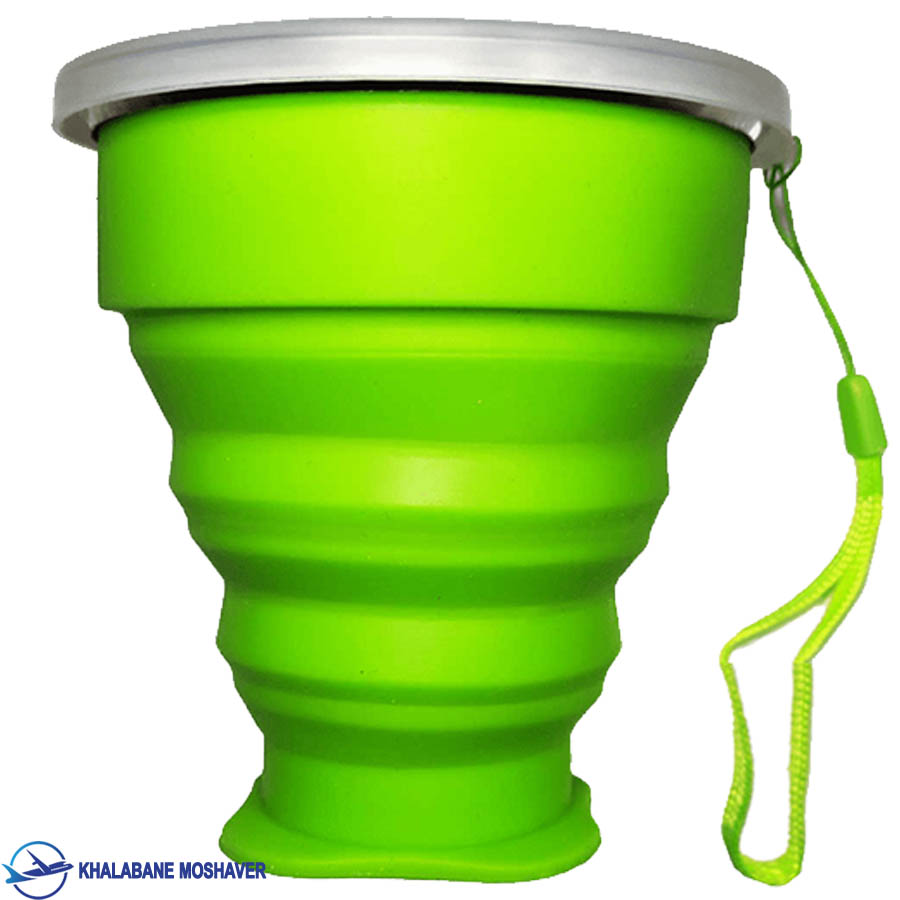لیوان سیلیکونی سبز لیوان سیلیکونی سبز