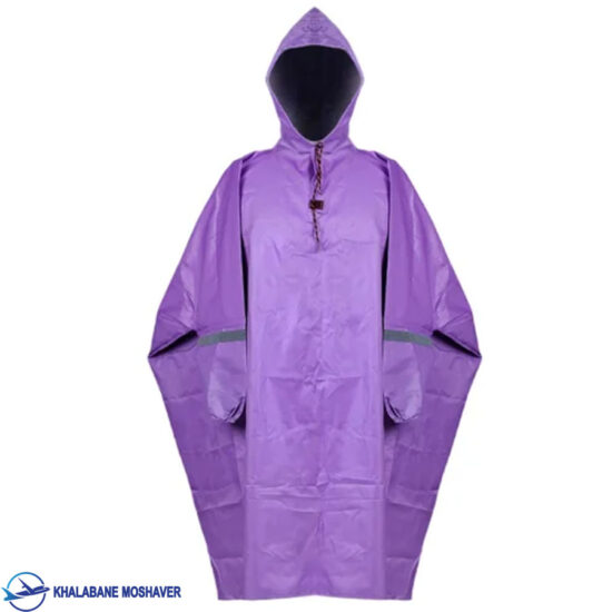 پانچو نورث فیس ضدآب بنفش