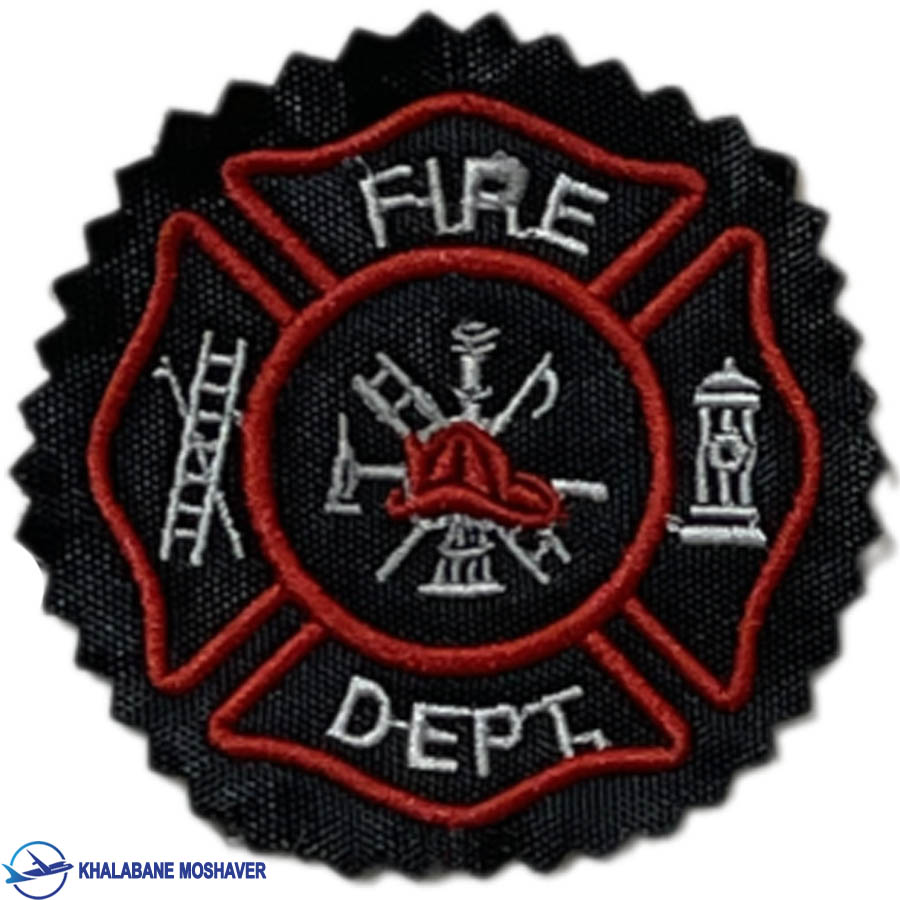 آرم آتشنشانی مشکی