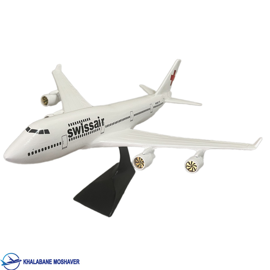 ماکت هواپیما بویینگ747 ایرلاین سوئیس