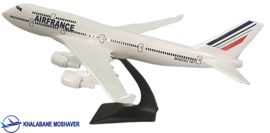 ماکت هواپیمای boeing747 ایرلاین ایرفرانس