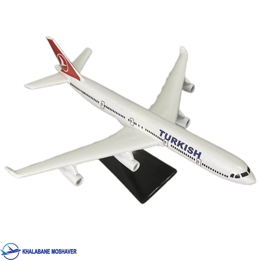 ماکت هواپیمای مسافربری ترکیش ایر 28 سانتی