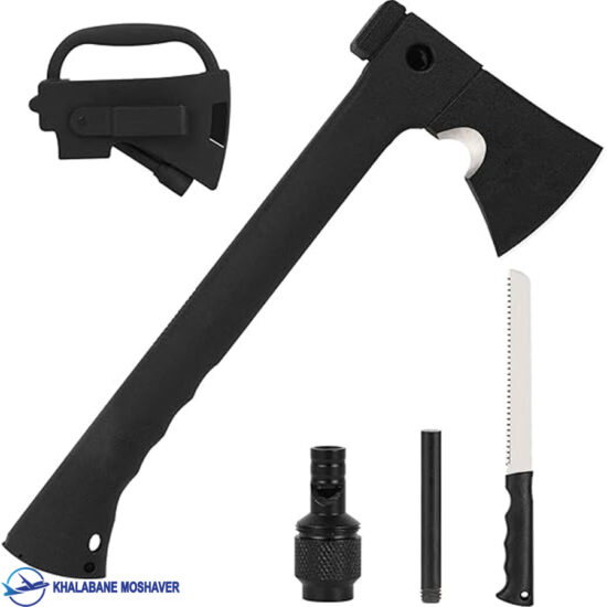 تبر چند کاره چخماق و چاقو دار