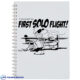 دفترچه یادداشت خلبانی با طرح Solo flight