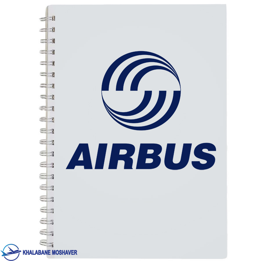 دفترچه یادداشت خلبانی با طرح ایرباس