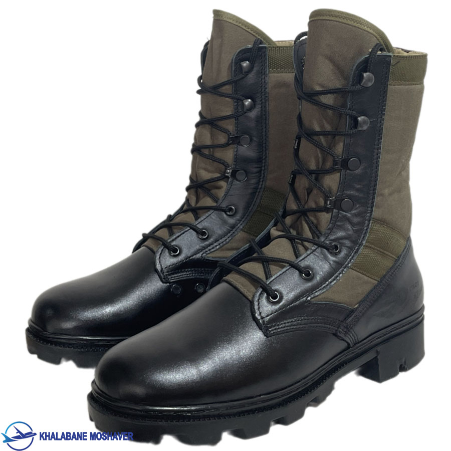 پوتین helicopter pilot مشکی بغل سبز