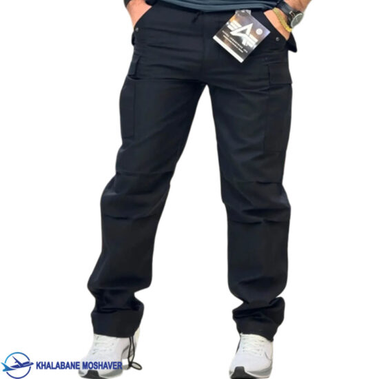 شلوار آلفا شش جیب مشکی