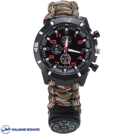 ساعت پاراکورد عقربه ای قطب نما دار