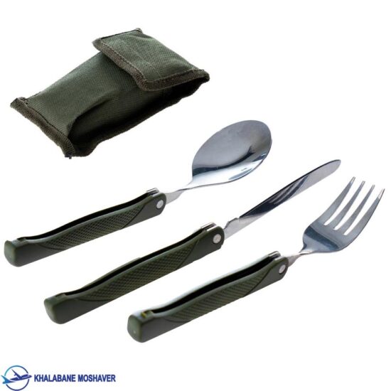 ست قاشق چنگال تاکتیکال و کوهنوردی