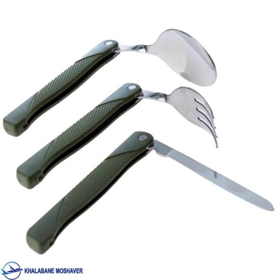 ست قاشق چنگال و چاقو تاکتیکال و کوهنوردی