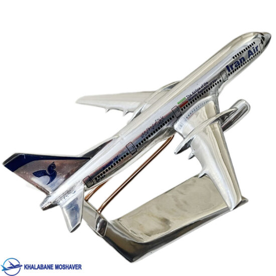 ماکت هواپیمای 747 ایران ایر 28 سانتی کروم