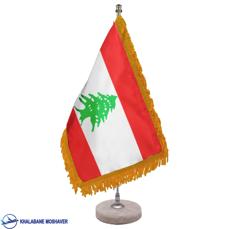 پرچم رومیزی لبنان