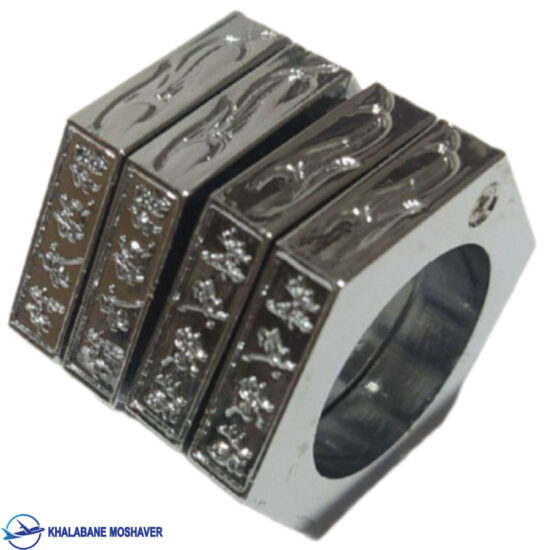 پنجه بوکس حلقه ای نقره ای