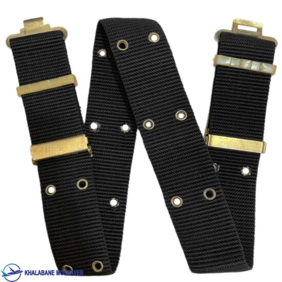 فانسقه نظامی مشکی طلایی