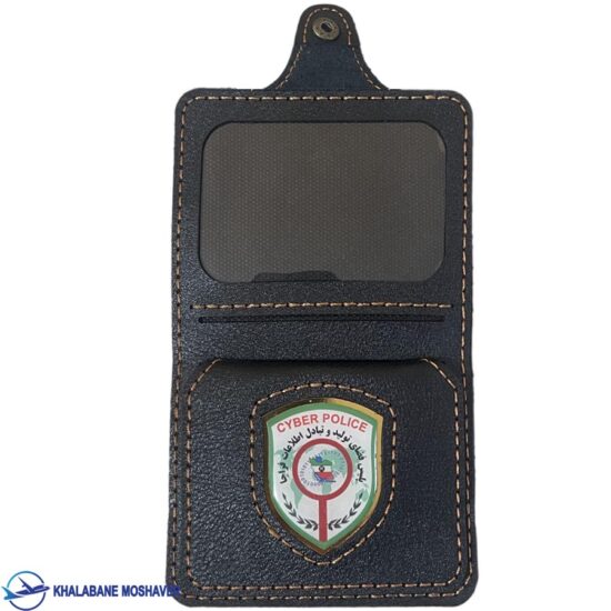 کیف پول پلیس فتا دکمه دار مشکی