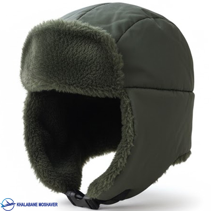 کلاه روسی خلبانی سبز