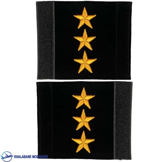 درجه ستوان یکم ارتش مخمل با نخ گلابتون